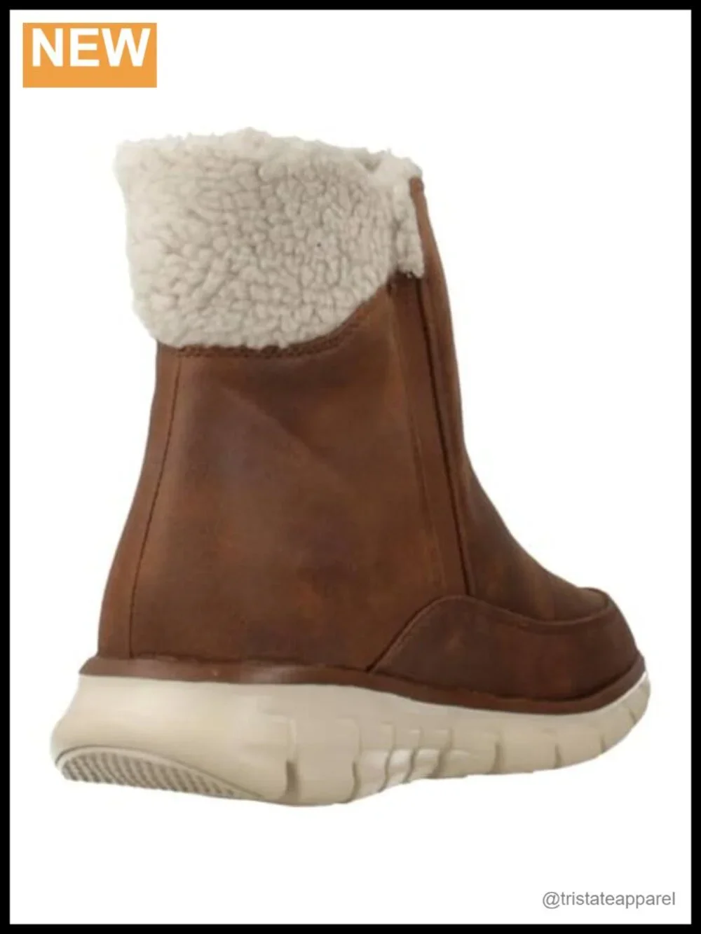 Faux Fur Ankle Booties Waterproof Snow Boots Warm Memory Foam Zip